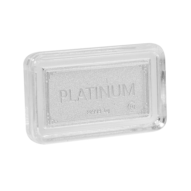999 Platinum Legacy Bar 10x20x0.23mm 1 Grams