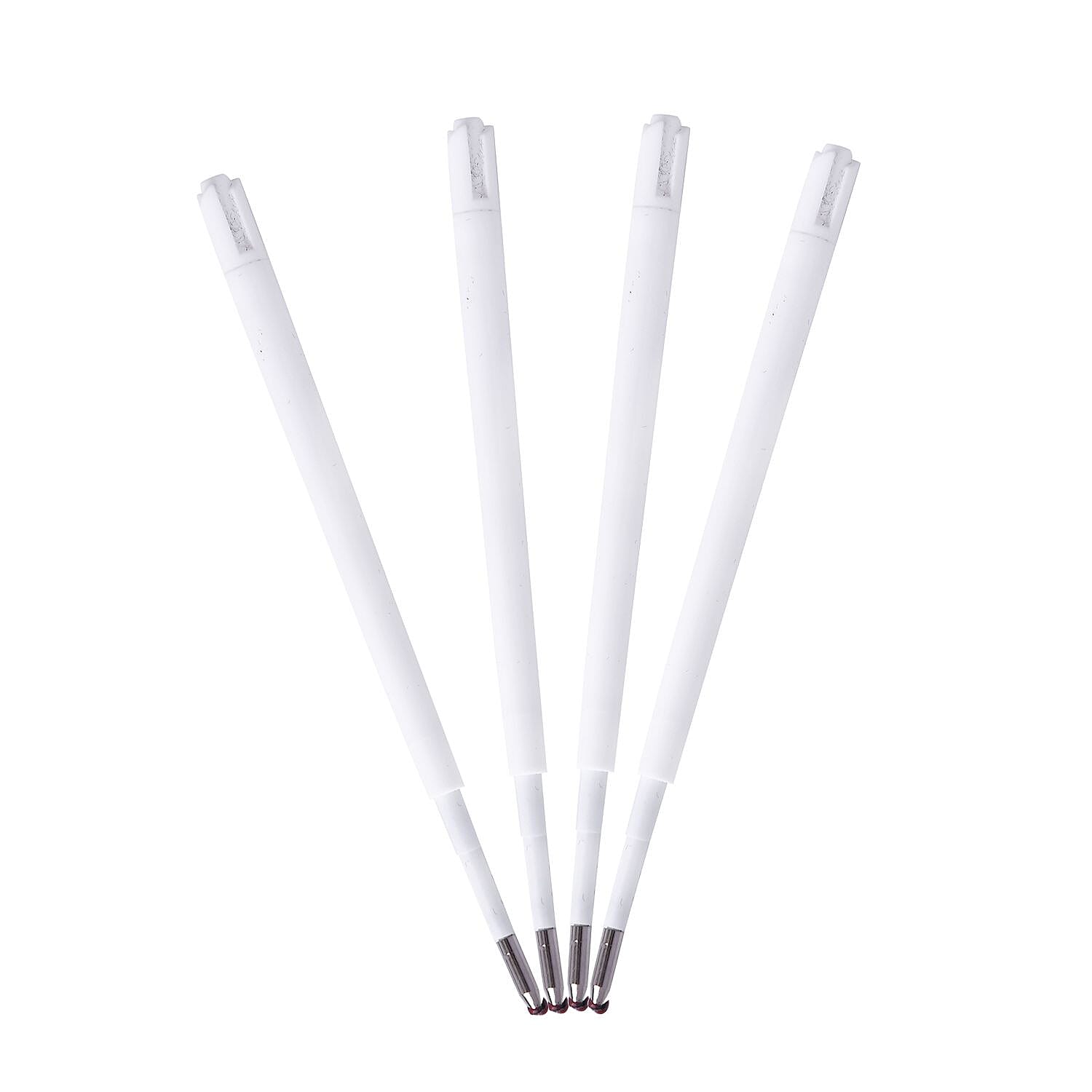 Livmore Set of 4 Silver, Gold, Gun and Rose Gold Color Crystal Pens with 4 Refills