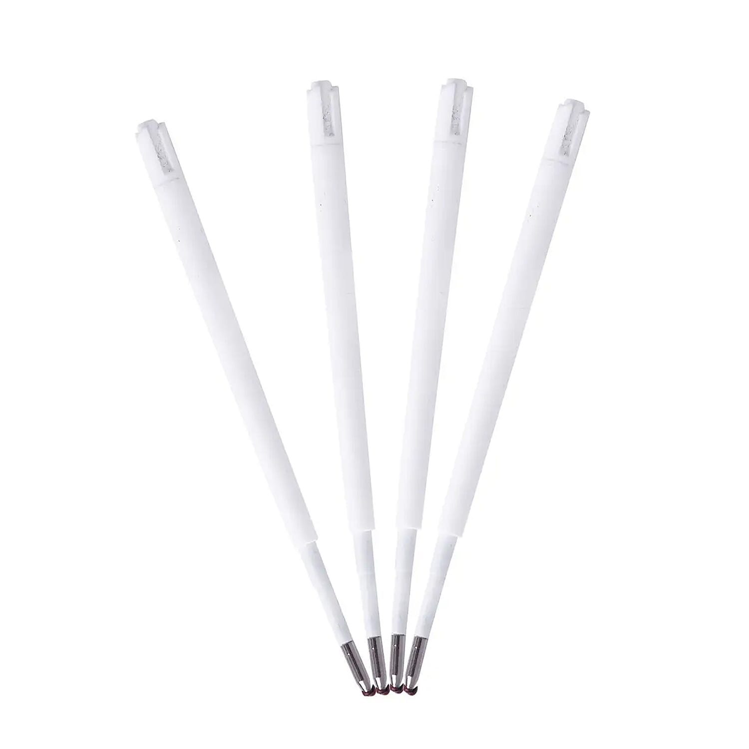 Livmore Set of 4 Silver, Gold, Gun and Rose Gold Color Crystal Pens with 4 Refills