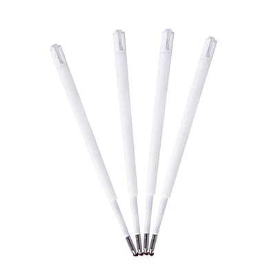 Livmore Set of 4 Silver, Gold, Gun and Rose Gold Color Crystal Pens with 4 Refills