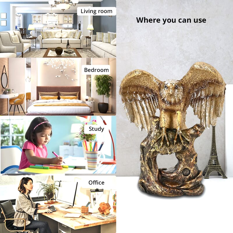 Polyresin Eagle Statue Decoration