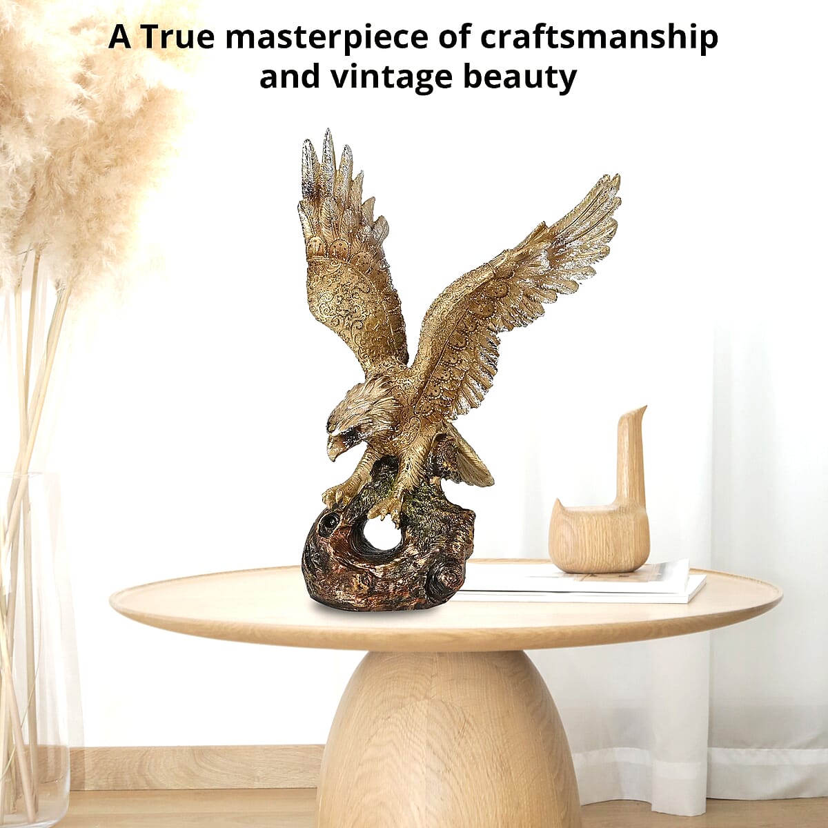 Polyresin Eagle Statue Decoration image number 1
