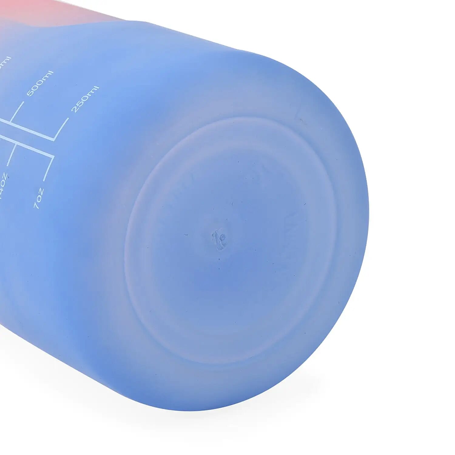 Plastic Sport Water Bottle with Portable Handle 2 Color Rubber Coating 64oz
