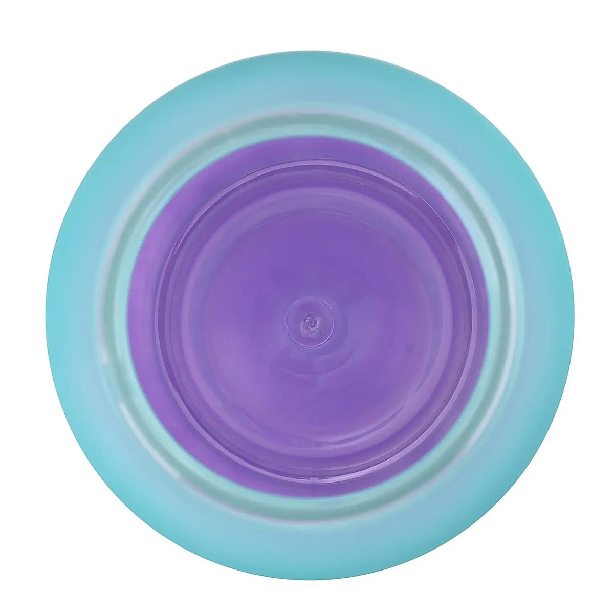 Plastic Sport Water Bottle with Portable Handle 2 Color Rubber Coating 64oz image number 4