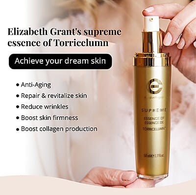 Set of 2 Elizabeth Grant Essence of Torricelumn 3.4 Fl Oz Total BOGO Offer, Face Serum For All Skin Types