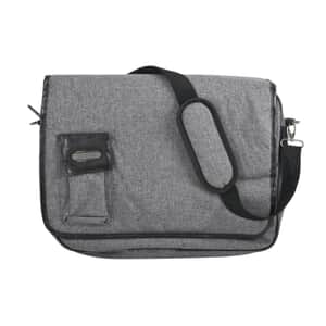 Solaire Gray Laptop Messenger Bag