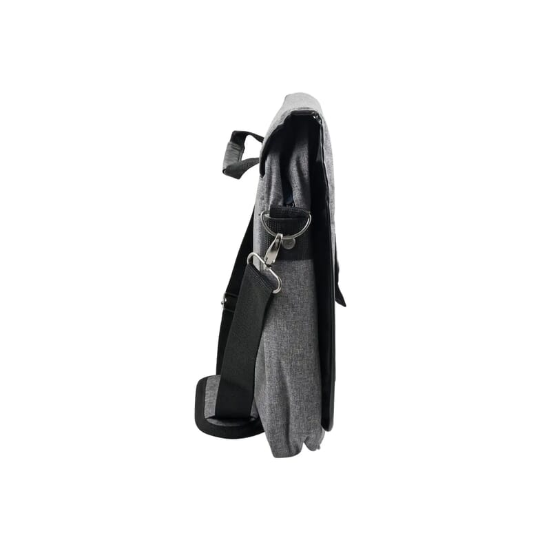 Solaire Gray Laptop Messenger Bag