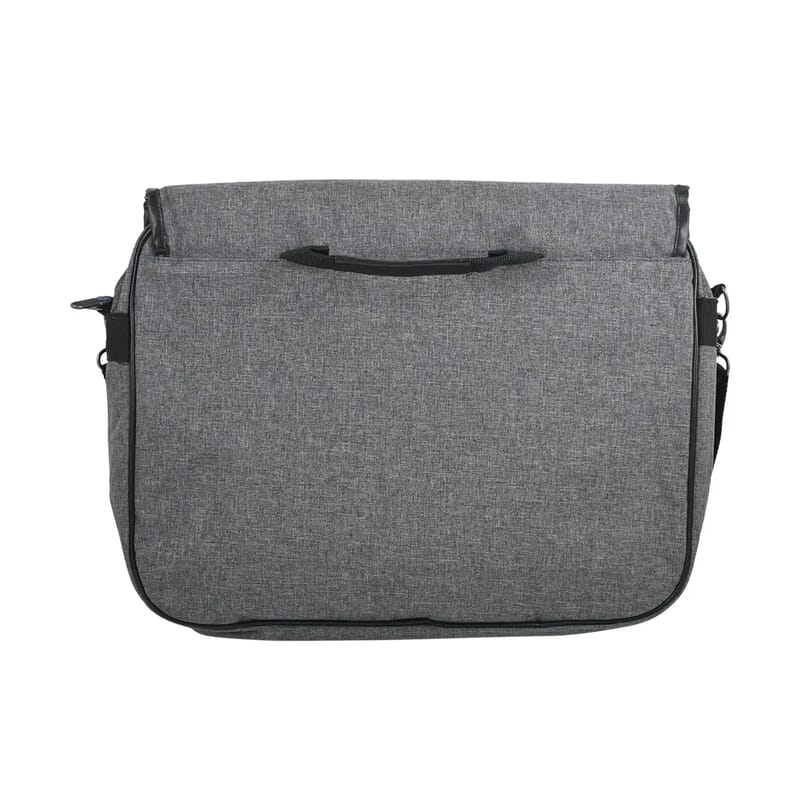 Solaire Gray Laptop Messenger Bag