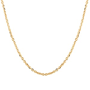 Italian 14K YG Over Sterling Silver Brillantina Necklace 18 Inches 4.10 Grams