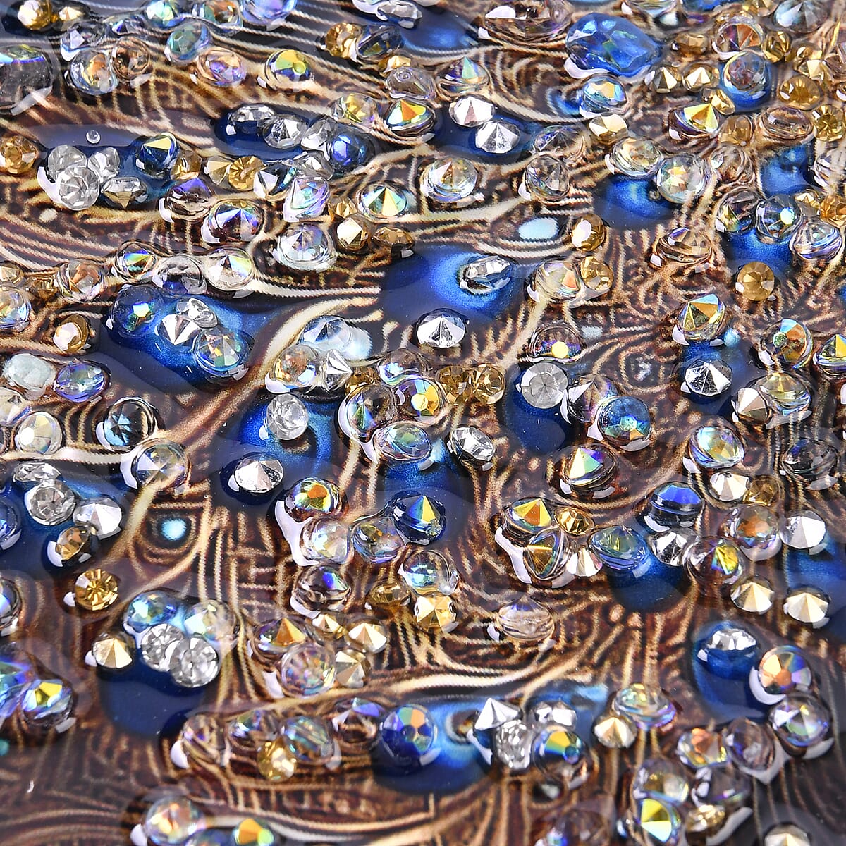 3pcs Exquisite Crystal Peacock Painting image number 4