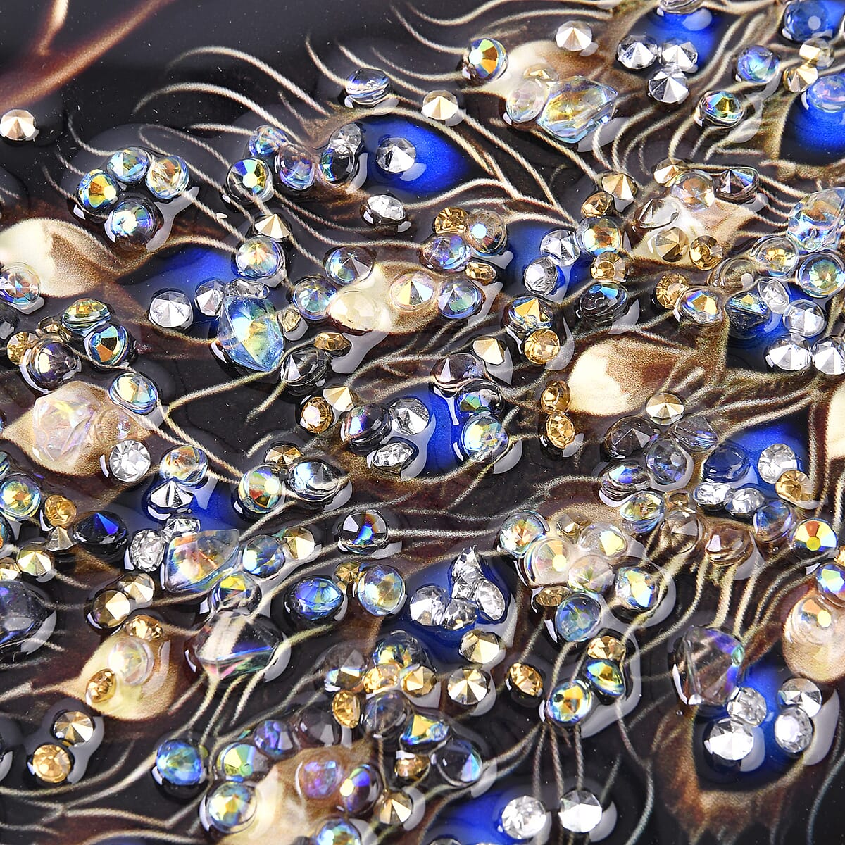 3pcs Exquisite Crystal Peacock Painting image number 5