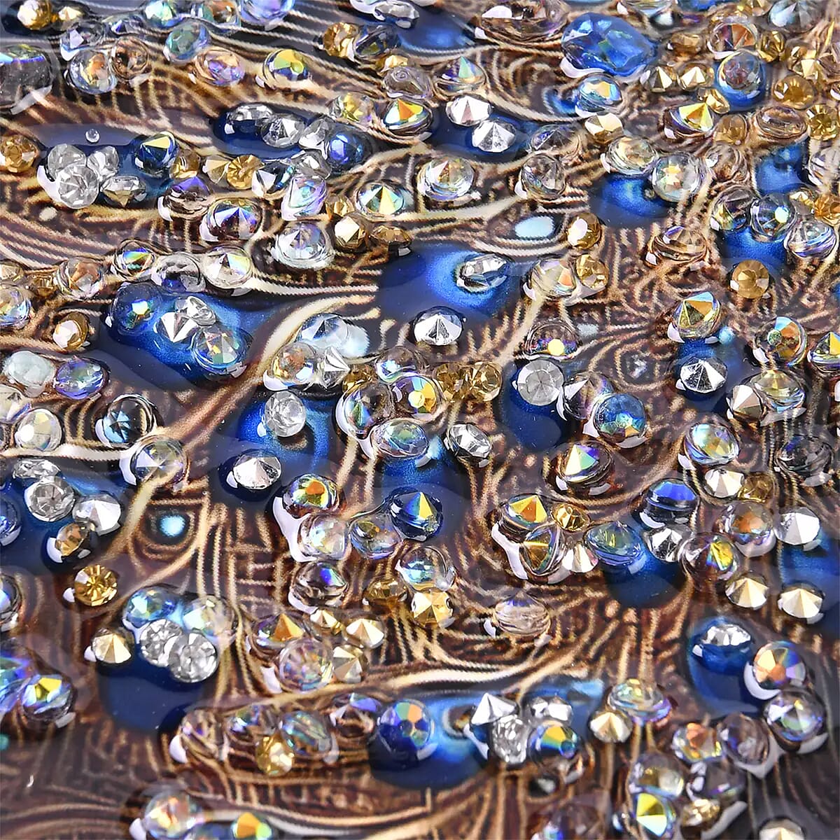 3pcs Exquisite Crystal Peacock Painting image number 6