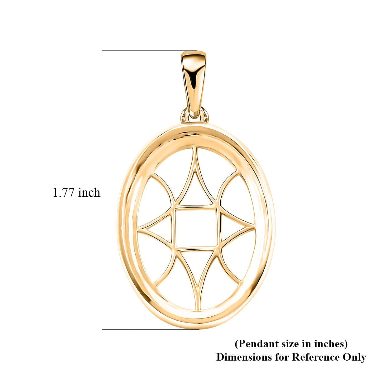 Luxoro 14K Yellow Gold Pendant 9.20 Grams
