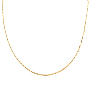 Italian Franco Necklace in 14K YG Over Sterling Silver 5.7 Grams 20 Inches