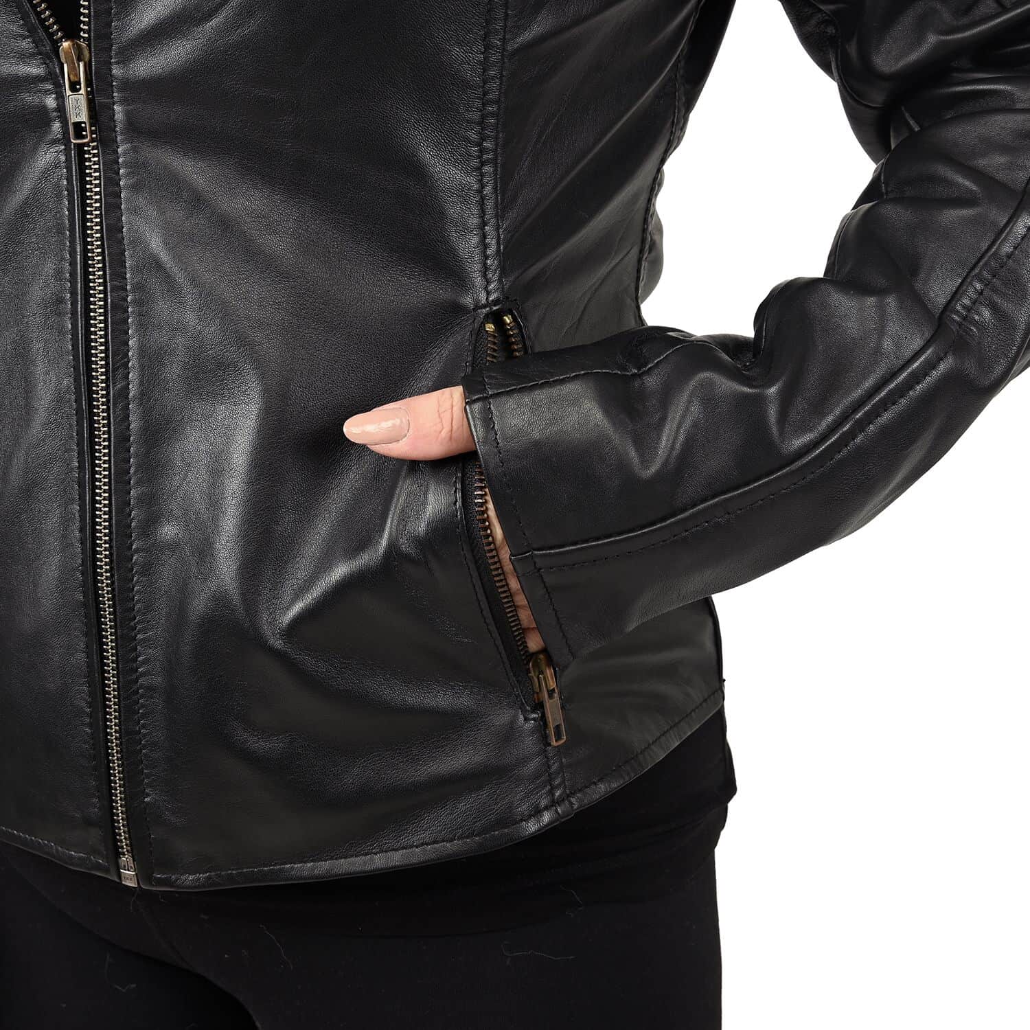 H and hotsell m leather jackets