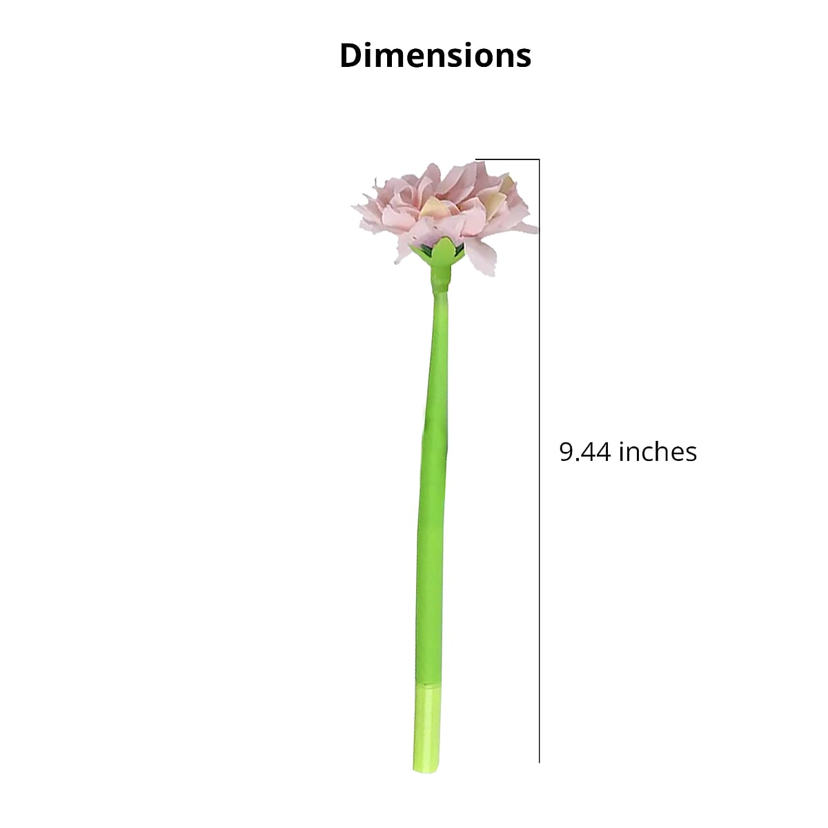 Set of 10 Chrysanthemum Flower Pen with Black Ink image number 4