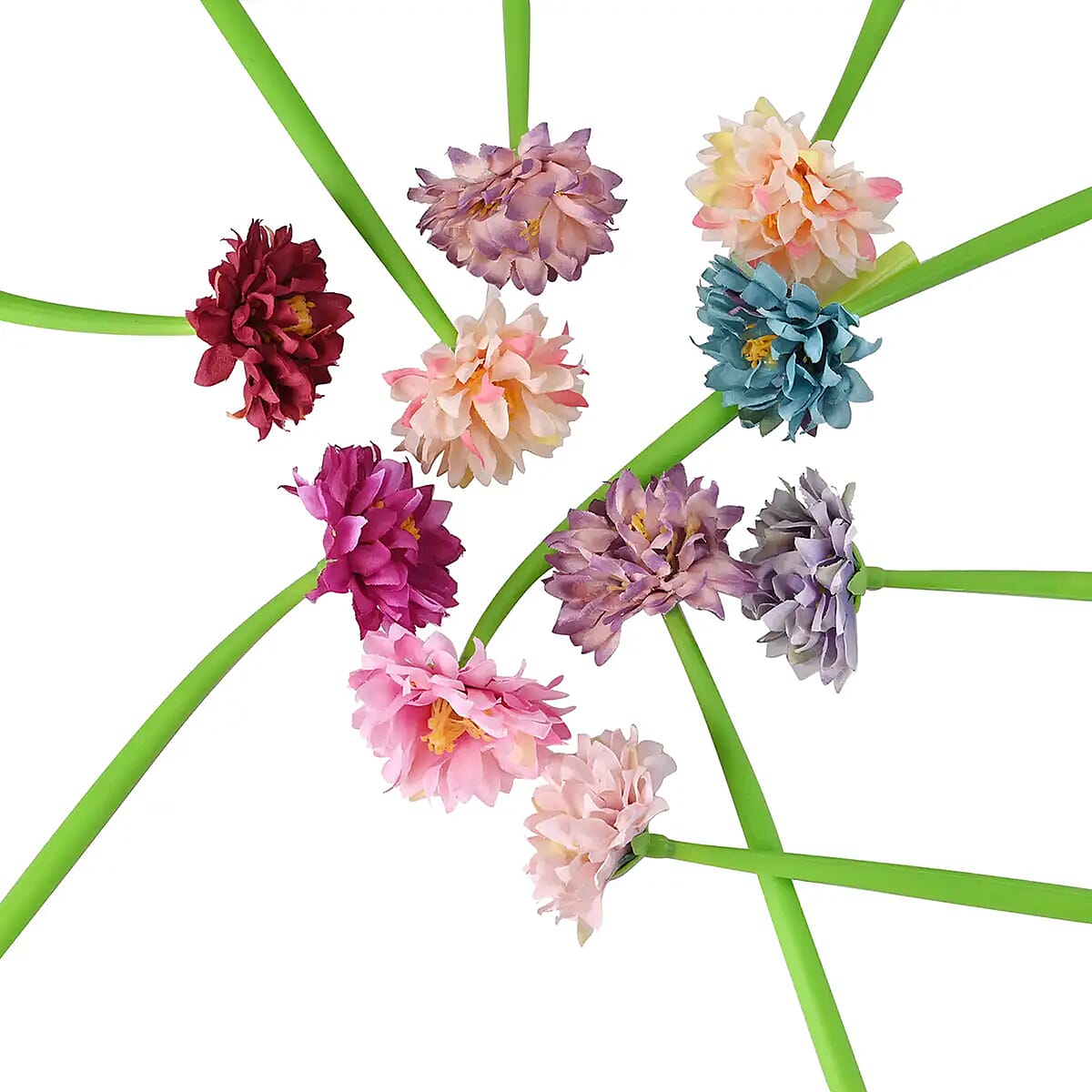 Set of 10 Chrysanthemum Flower Pen with Black Ink image number 5