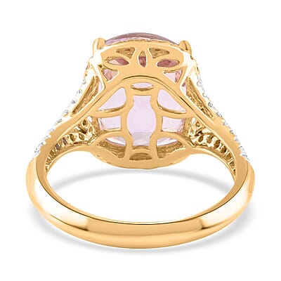 Modani 14K Yellow Gold Kunzite, Natural Yellow and White Diamond Ring (Size 10.0) 6.25 ctw