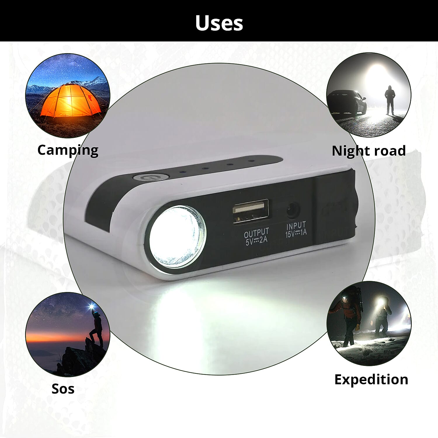 Portable Multi-functional Jump Starter