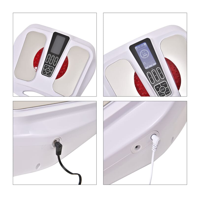 Electric EMS & TENS Heated Foot Stimulator with Electrode Body Pads