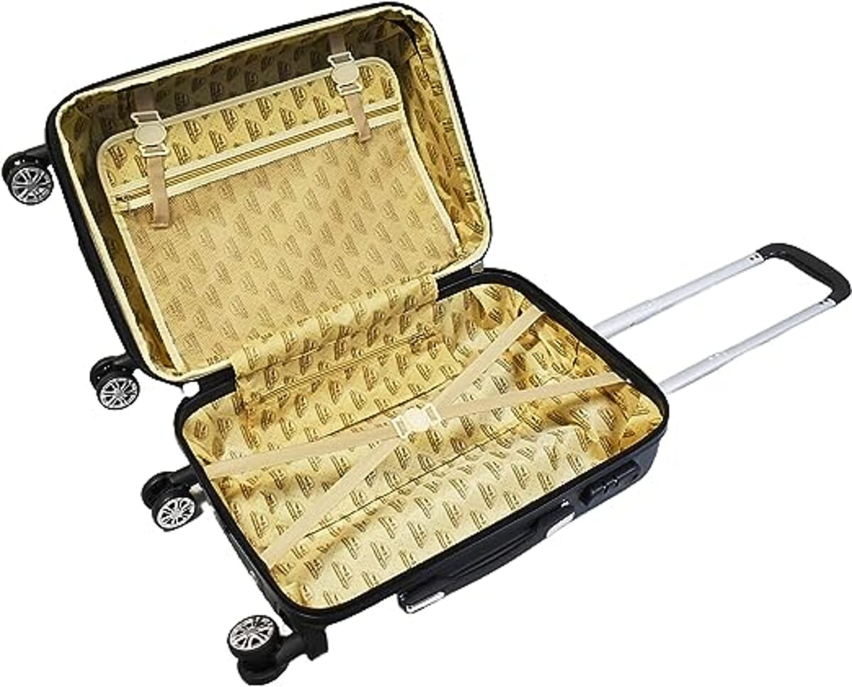 Karriage-Mate Hardside Luggage Set , 3 piece Hardshell Luggage Set , Durable Luggage Set , Hard Shell Suitcase Set of 3, Gray Luggage Set image number 1