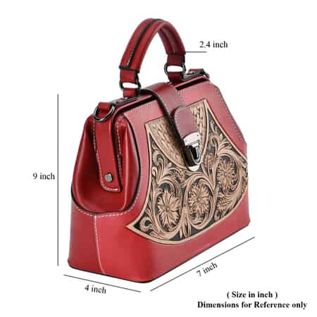 PU Leather Adjustable Gucci Handbags For Office, Size: H-9inch,W
