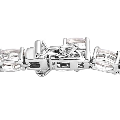Brazilian Petalite Tennis Bracelet in Platinum Over Sterling Silver (6.50 In) 8.90 ctw