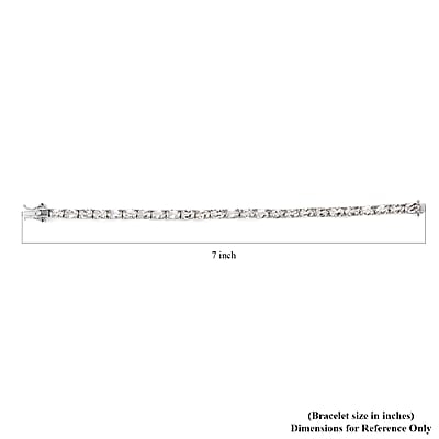Brazilian Petalite Tennis Bracelet in Platinum Over Sterling Silver (6.50 In) 8.90 ctw