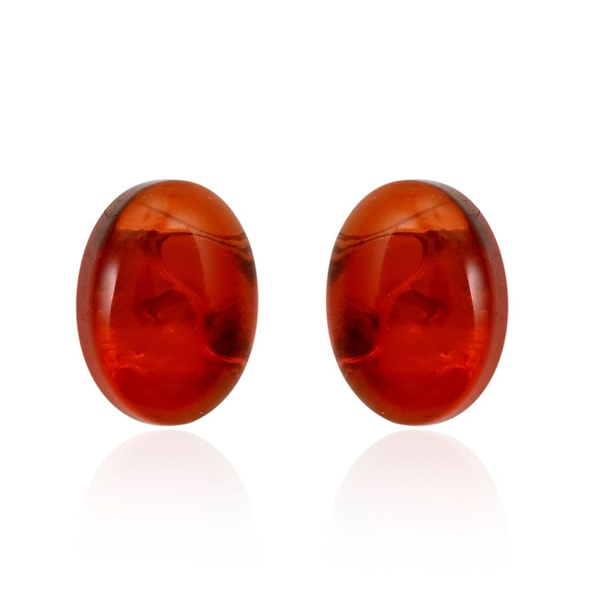Baltic Honey Amber Earrings in Sterling Silver