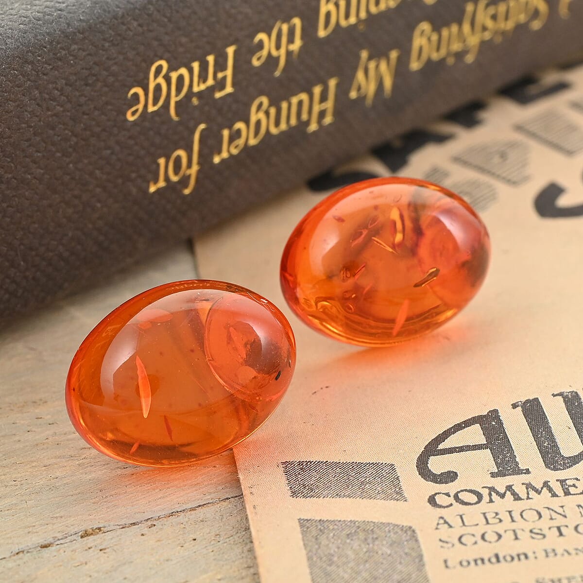 Baltic Amber Earrings in Sterling Silver image number 1