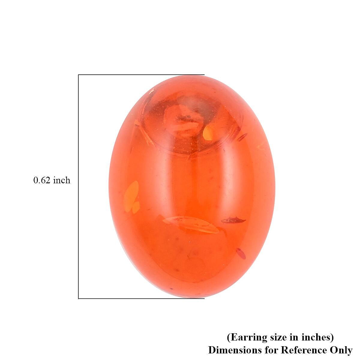 Baltic Amber Earrings in Sterling Silver image number 4