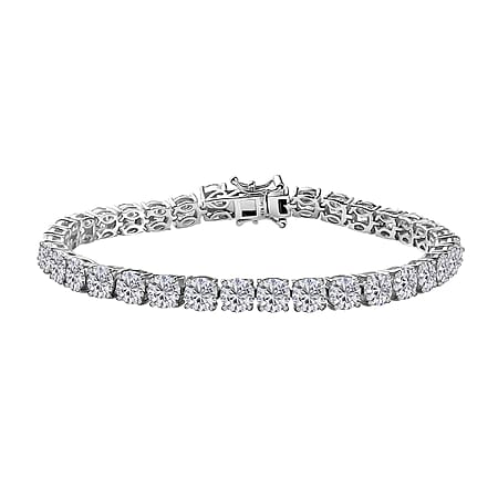 Rhodium Over Sterling Silver / 7.25 Inches - Product card gallery slide 1 (10177152844089)