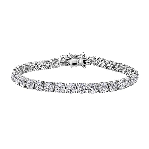 Rhodium Over Sterling Silver / 7.25 Inches - Product card gallery slide 1 (9431816863999)