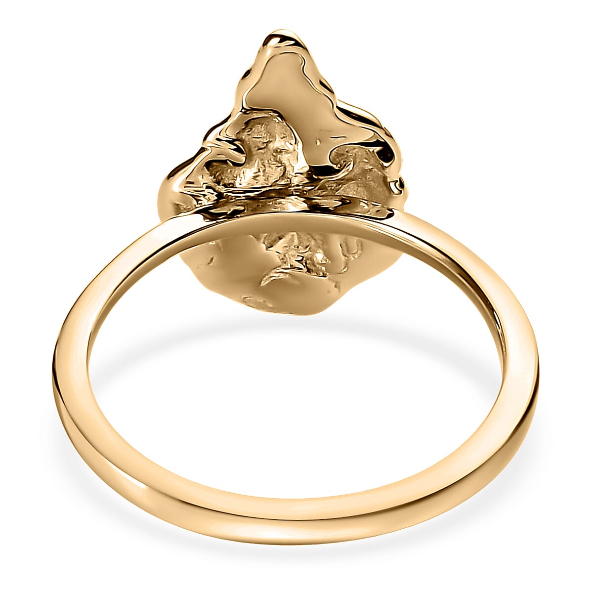 Luxoro 10K Yellow Gold Nugget Ring (Size 7.5) 2.35 Grams image number 4