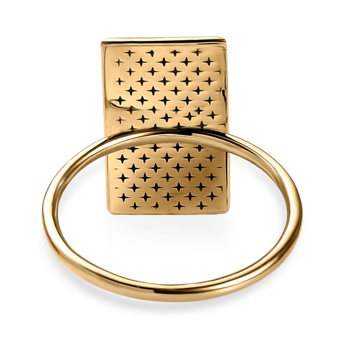 10K Yellow Gold Bar Ring|Yellow Gold Ring| Gold Jewelry For Her 1.55 Grams (Size 10.5) image number 4