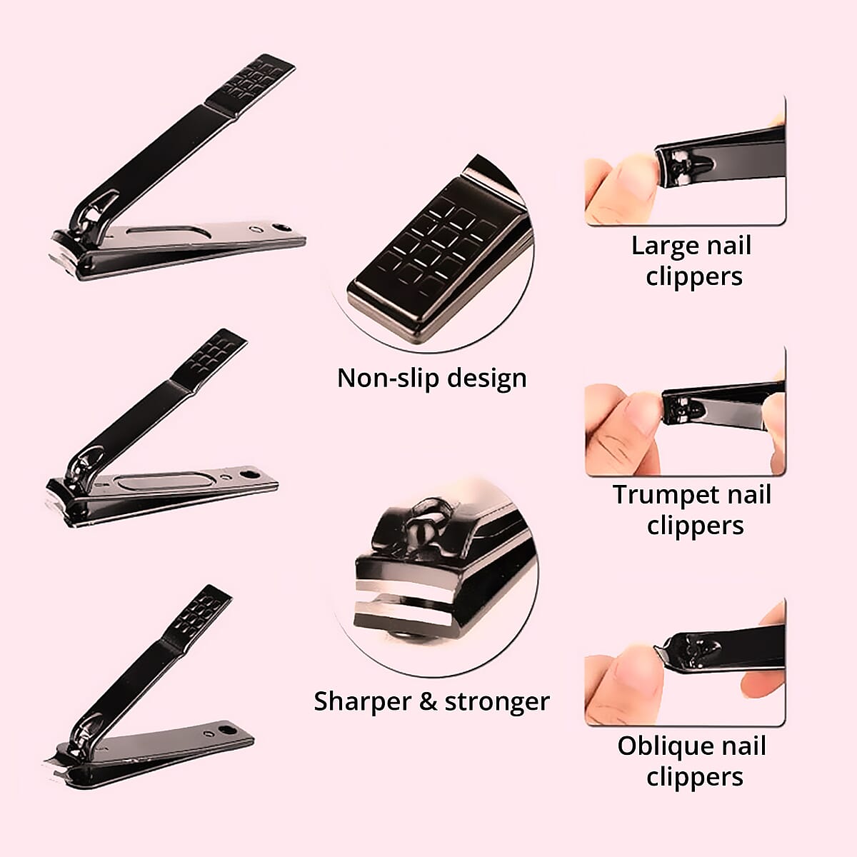 20 in 1 Steel Manicure Grooming Kit image number 2