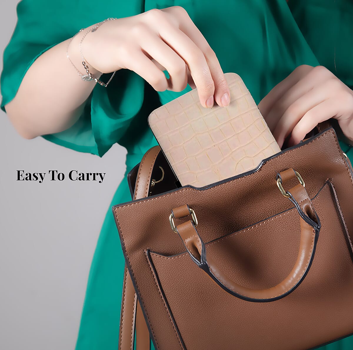 Stainless Steel 20 Pieces Manicure Grooming Kit, Professional Nail Kit For Women, Nail Cleaning Kit With Nail Clippers, Women Portable Travel Kit - Silver Faux Leather Case image number 5