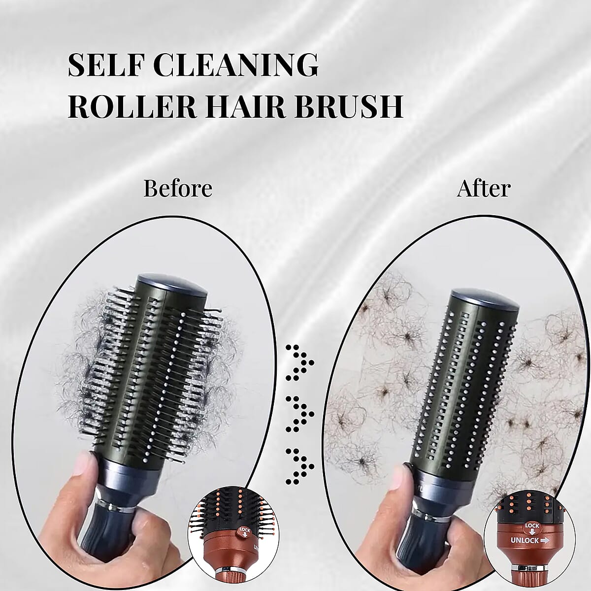 Portable Easy Clean Rotating Comb&Acirc;&nbsp;- Blue (9.85"x2.76") image number 1