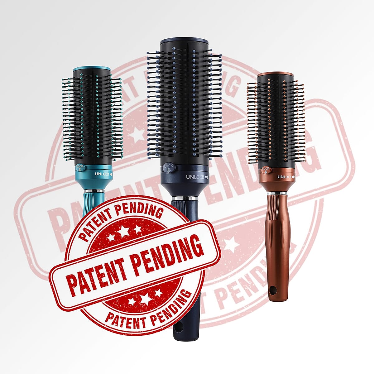 Portable Easy Clean Rotating Comb&Acirc;&nbsp;- Blue (9.85"x2.76") image number 8