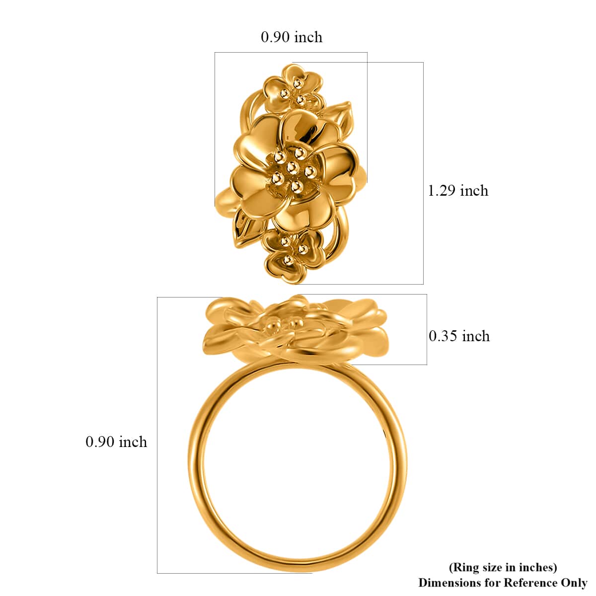 No Brand  24K : Yellow : Gold : Standard  Ring,  Gold Wt. 2.8 g image number 4