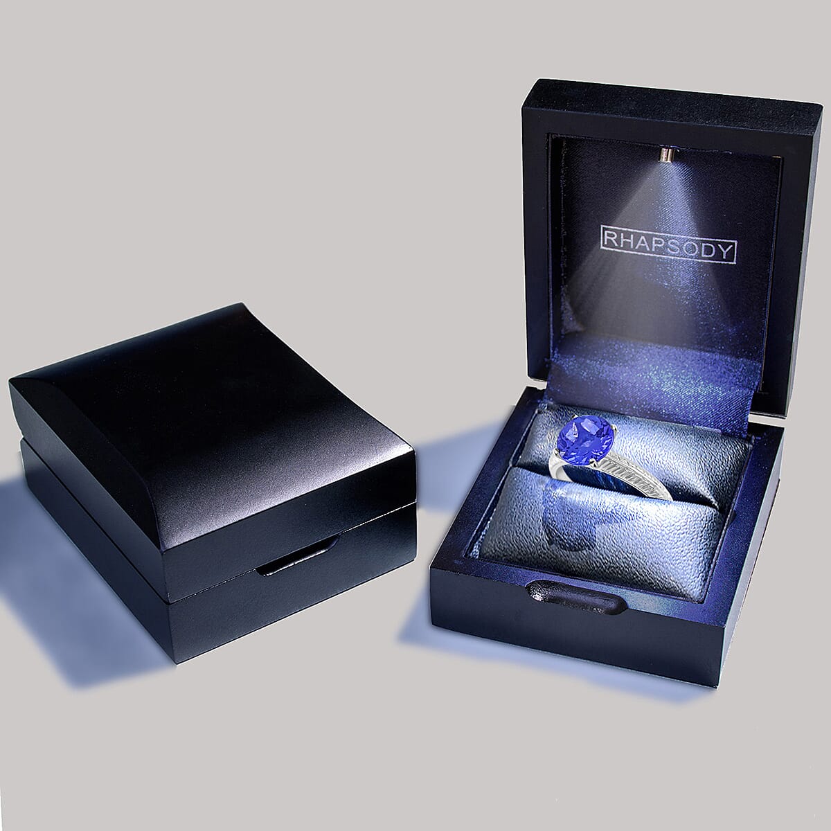 Rhapsody 950 Platinum AAAA Tanzanite Solitaire Ring (Size 11.0) 4.75 Grams 1.50 ctw image number 5