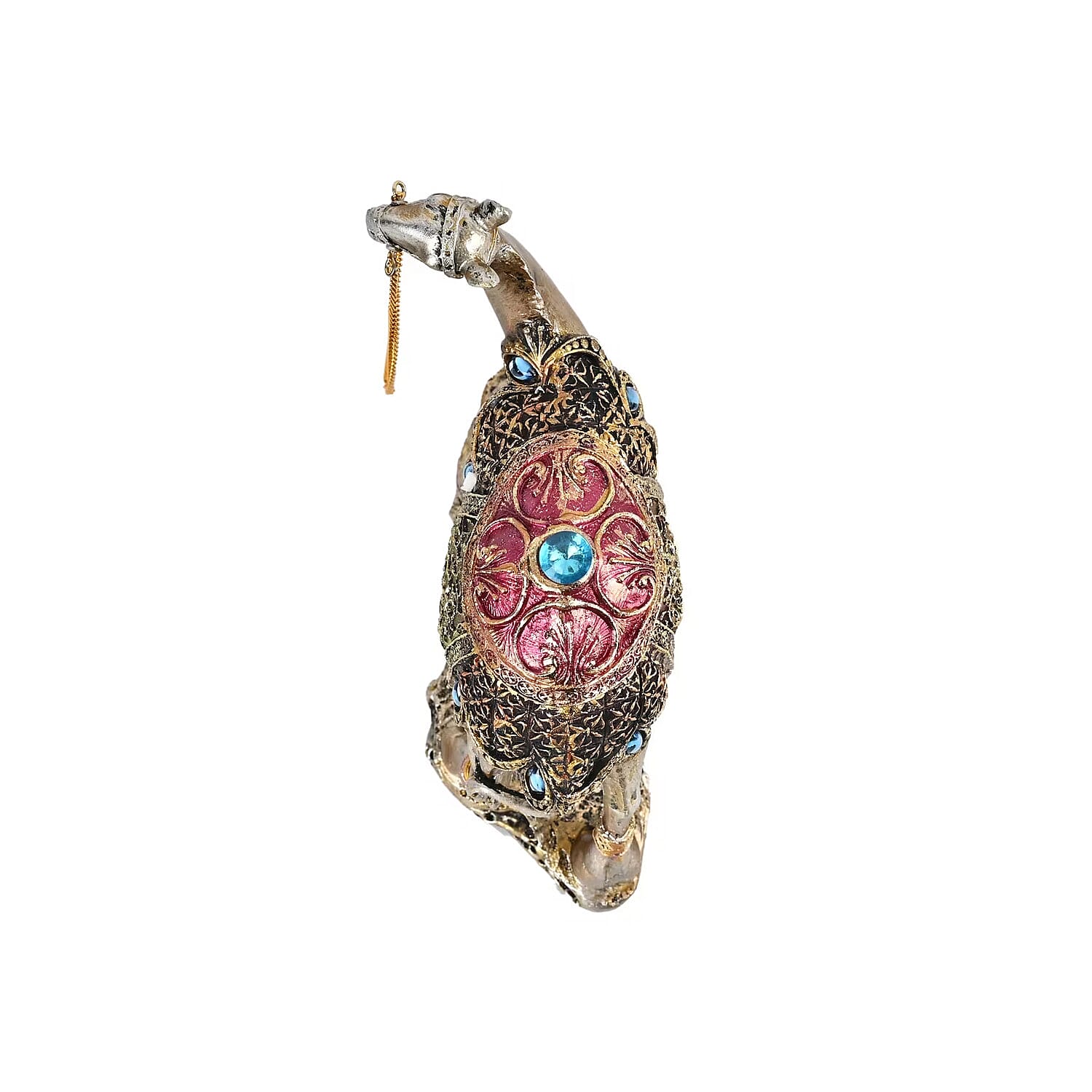 Silver Color Resin Camel Statue