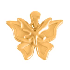 24K Yellow Gold Electroform Butterfly Pendant (2.10 g)