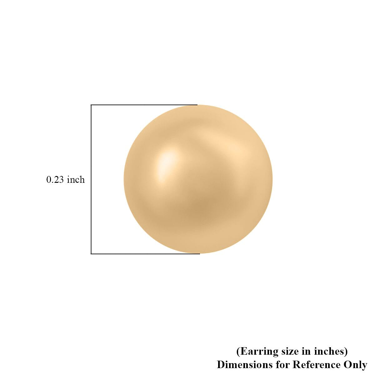 10K Yellow Gold 3mm Ball Stud Earrings image number 4