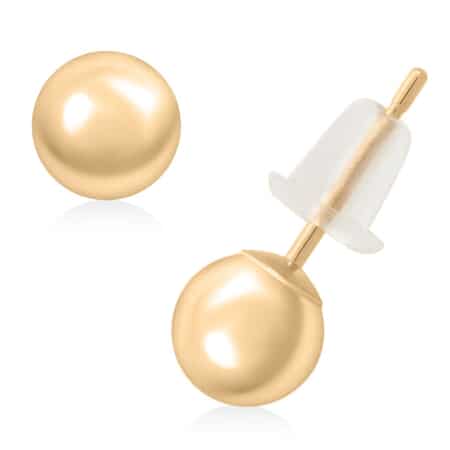 5mm Yellow Gold Ball Studs — Stucchi Jewelers