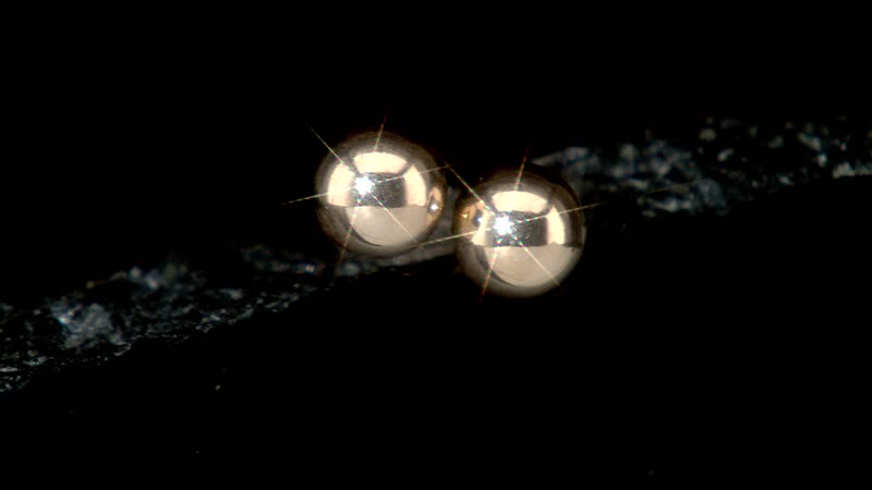 10K Yellow Gold 5mm Ball Stud Earrings