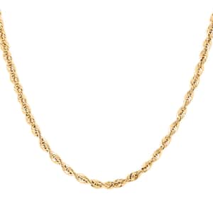 10K Yellow Gold 3mm Palma Chain Necklace 20 Inches 8.20 Grams