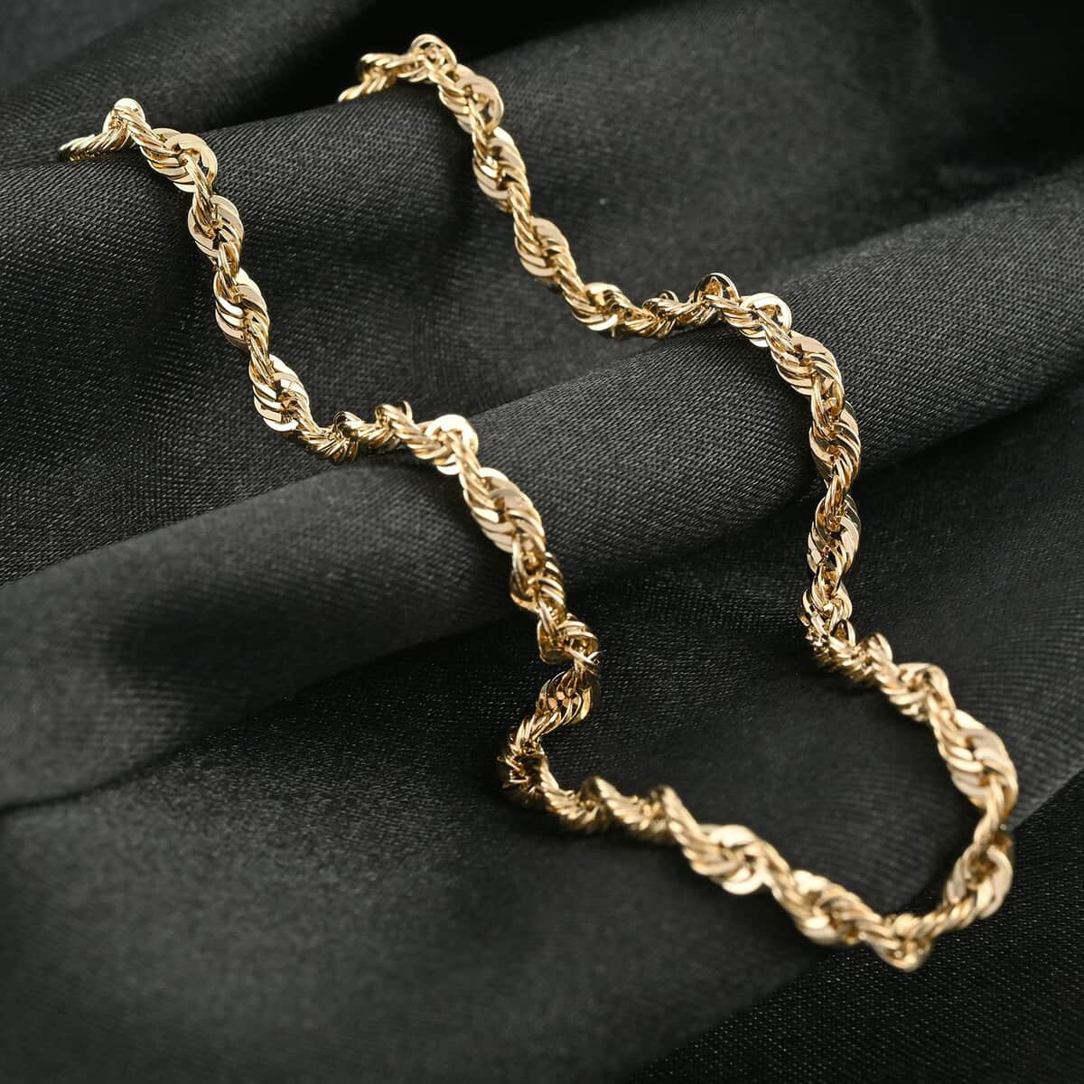 10K Yellow Gold 3mm Palma Chain Necklace 20 Inches 8.20 Grams image number 1