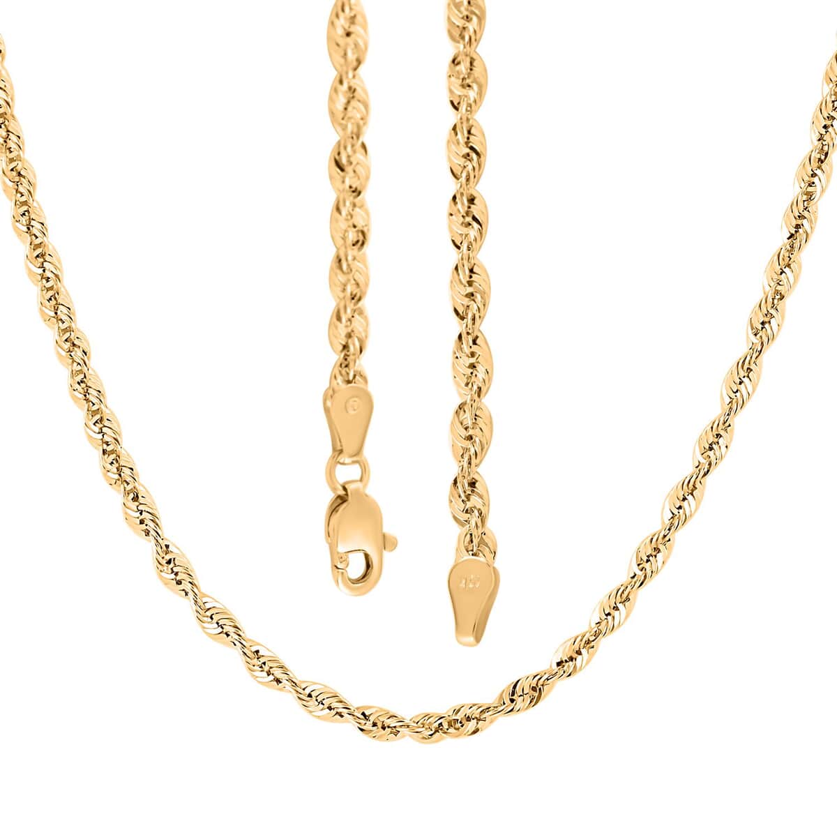 10K Yellow Gold 3mm Palma Chain Necklace 20 Inches 8.20 Grams image number 3