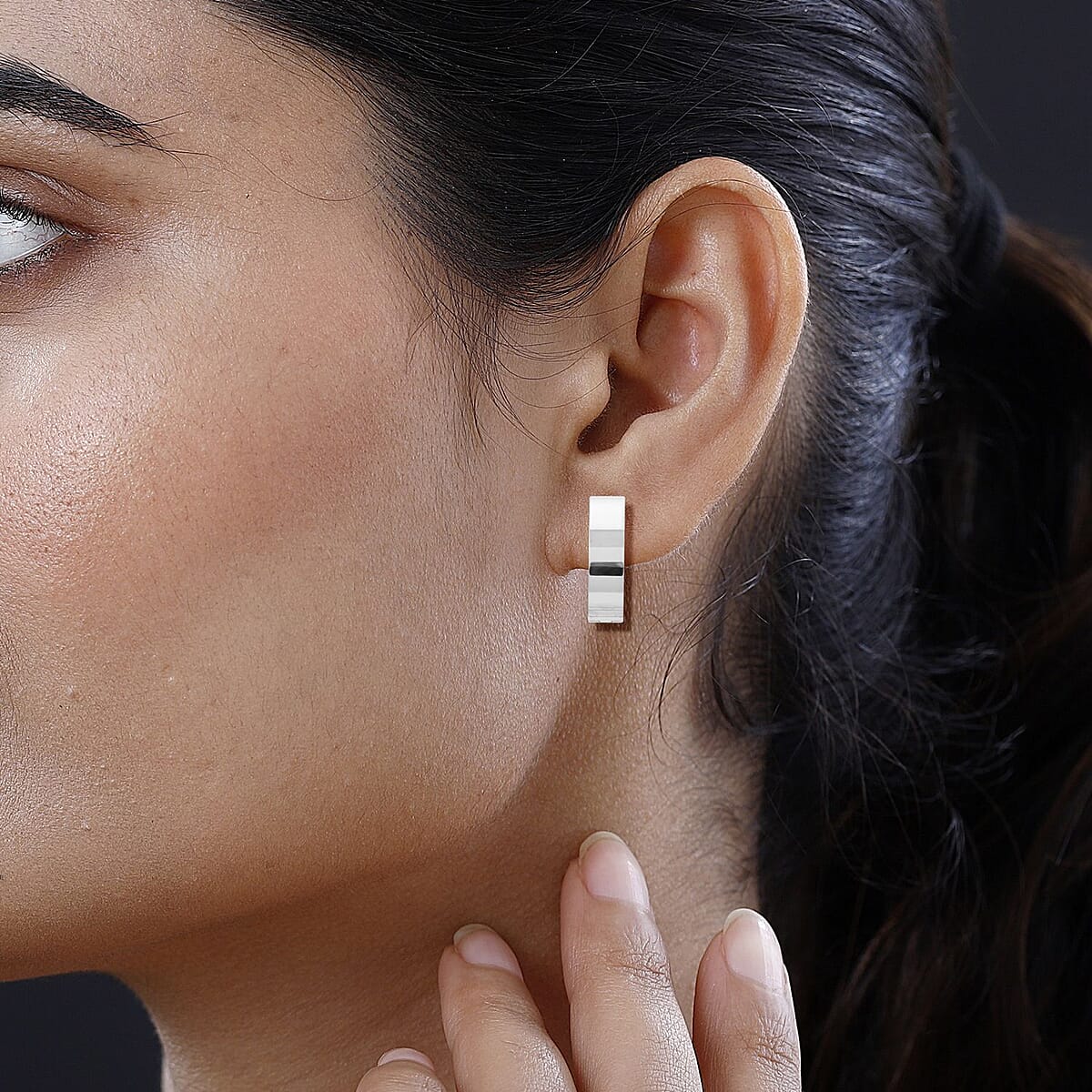 Earrings in  Stainless Steel image number 2